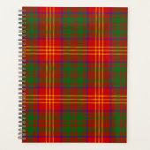 Scottish Clan Burns Tartan Pset Planner (Voorkant)