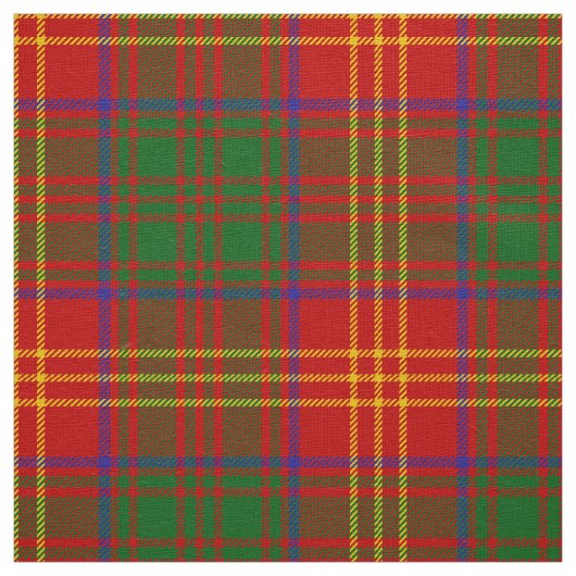 Scottish Clan Burns Tartan Pset Stof (Swatch)