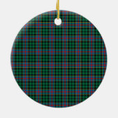 Scottish Clan Byres Tartan en Crest Keramisch Ornament (Achterkant)