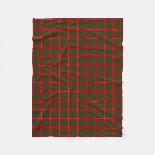 Scottish Clan Cameron Classic Tartan Fleece Deken (Voorkant)