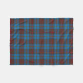 Scottish Clan Cameron Hunting Tartan Pset Fleece Deken (Voorkant (Horizontaal))