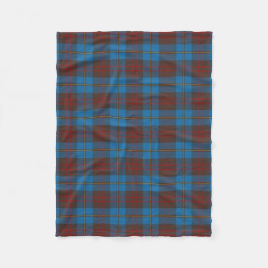 Scottish Clan Cameron Hunting Tartan Pset Fleece Deken (Voorkant)