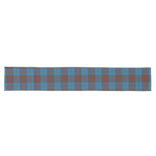 Scottish Clan Cameron Hunting Tartan Pset Lange Tafelloper (Horizontaal)
