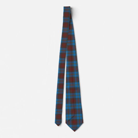Scottish Clan Cameron Hunting Tartan Pset Stropdas (Achterkant)
