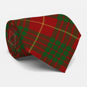 Scottish Clan Cameron Letter C Monogram Tartan Stropdas