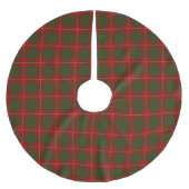 Scottish Clan Cameron Red Green Tartan Kerstboom Rok (Voorkant)