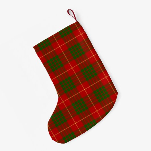 Scottish Clan Cameron Tartan Pattern Kleine Kerstsok (Achterkant (Hangend))