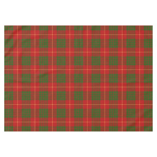Scottish Clan Cameron Tartan Pset Tafelkleed (Voorkant (Horizontaal))