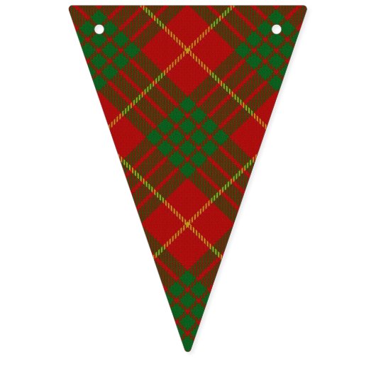Scottish Clan Cameron Tartan Vlaggetjes (Derde vlag)
