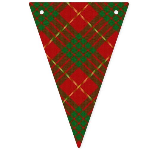 Scottish Clan Cameron Tartan Vlaggetjes (Tweede vlag)