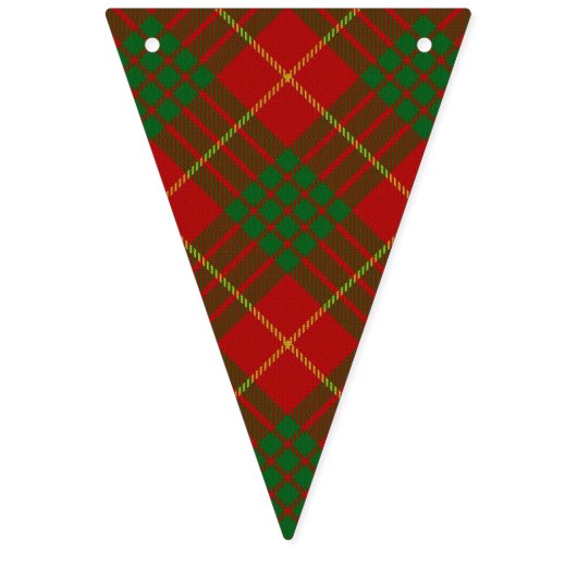 Scottish Clan Cameron Tartan Vlaggetjes (Eerste vlag)