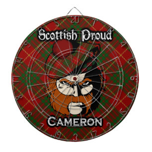 Scottish Clan Cameron Tartboard Dartbord