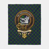 Scottish Clan Campbell Badge en Crest Fleece Deken (Voorkant)