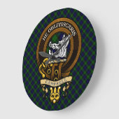Scottish Clan Campbell Badge en Crest Grote Klok (Hoek)