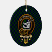 Scottish Clan Campbell Badge en Crest Keramisch Ornament (Rechts)