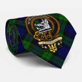 Scottish Clan Campbell Badge en Crest Stropdas (Opgerold)