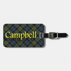Scottish Clan Campbell Bagagelabel