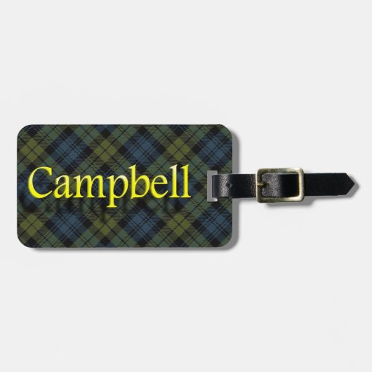 Scottish Clan Campbell Bagagelabel (Voorkant horizontaal)