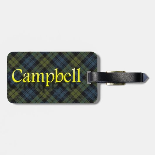 Scottish Clan Campbell Bagagelabel (Achterkant horizontaal)