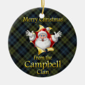 Scottish Clan Campbell Kerstornament Keramisch Ornament (Voorkant)
