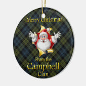Scottish Clan Campbell Kerstornament Keramisch Ornament (Links)