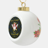 Scottish Clan Campbell Kerstornament Keramische Bal Ornament (Rechts)
