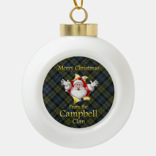 Scottish Clan Campbell Kerstornament Keramische Bal Ornament