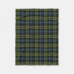 Scottish Clan Campbell Tartan Pset Fleece Deken