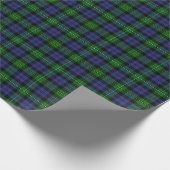 Scottish Clan Campbell van Loudoun Tartan Cadeaupapier (Hoek)