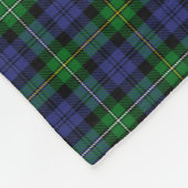 Scottish Clan Campbell van Loudoun Tartan Fleece Deken (Hoek)