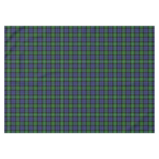 Scottish Clan Campbell van Loudoun Tartan Tafelkleed (Voorkant (Horizontaal))
