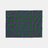 Scottish Clan Carmichael Classic Tartan Fleece Deken (Voorkant (Horizontaal))