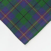 Scottish Clan Carmichael Classic Tartan Fleece Deken (Hoek)