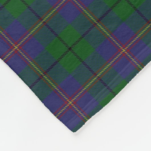 Scottish Clan Carmichael Classic Tartan Fleece Deken (Hoek)