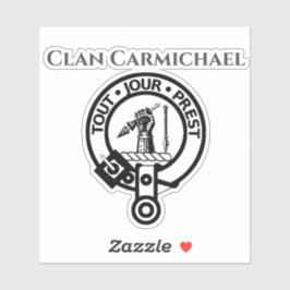 Scottish Clan Carmichael Crest Badge Sticker