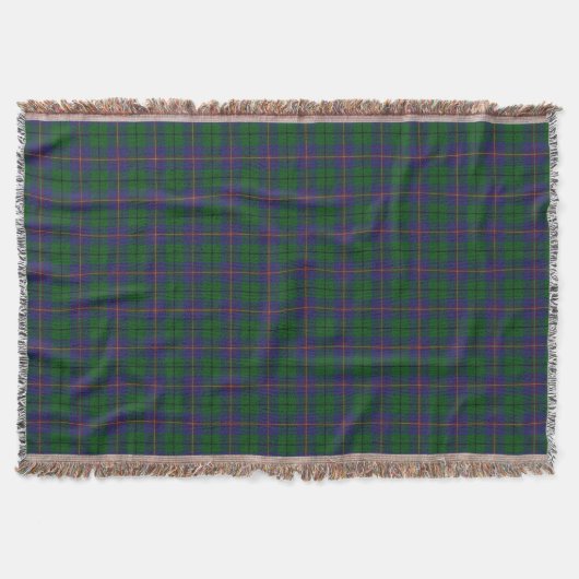 Scottish Clan Carmichael Tartan Deken (Voorkant)