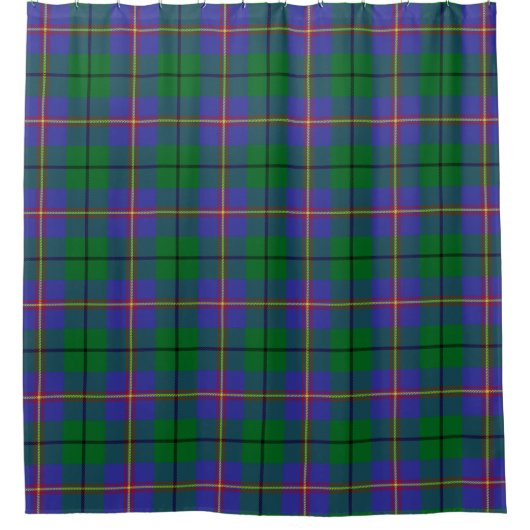 Scottish Clan Carmichael Tartan Pset Douchegordijn (Voorkant)
