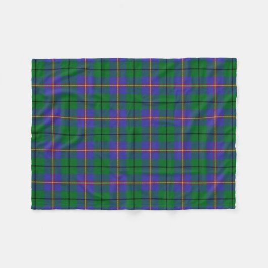 Scottish Clan Carmichael Tartan Pset Fleece Deken (Voorkant (Horizontaal))