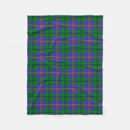 Scottish Clan Carmichael Tartan Pset Fleece Deken (Voorkant)