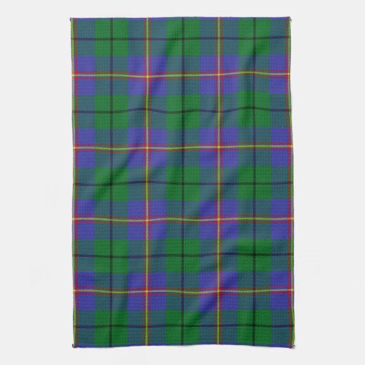 Scottish Clan Carmichael Tartan Pset Theedoek (Verticaal)