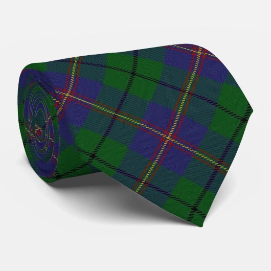 Scottish Clan Carmichael Tartan Stropdas (Opgerold)