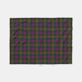 Scottish Clan Carnegie Classic Tartan Fleece Deken (Voorkant (Horizontaal))