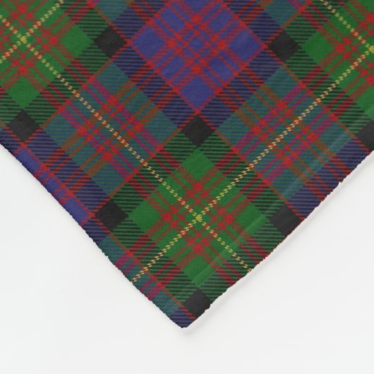 Scottish Clan Carnegie Classic Tartan Fleece Deken (Hoek)