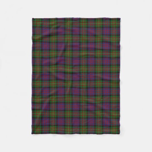 Scottish Clan Carnegie Classic Tartan Fleece Deken (Voorkant)