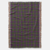 Scottish Clan Carnegie Tartan Deken (Voorkant Verticaal)