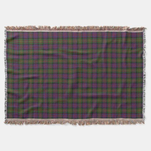 Scottish Clan Carnegie Tartan Deken (Voorkant)