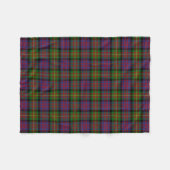 Scottish Clan Carnegie Tartan Pset Fleece Deken (Voorkant (Horizontaal))