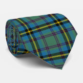Scottish Clan Carrick Hunting Tartan Pset Stropdas (Opgerold)