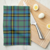 Scottish Clan Carrick Hunting Tartan Pset Theedoek (Quarter Fold)