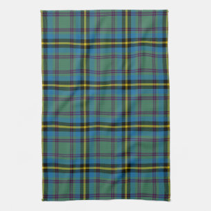 Scottish Clan Carrick Hunting Tartan Pset Theedoek